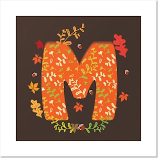 Letter M Monogram Posters and Art